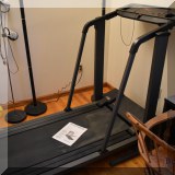 X03. Proform 585TL fold-away treadmill. 